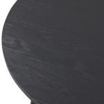 Black Round Veneten Dining Table