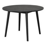 Black Round Veneten Dining Table
