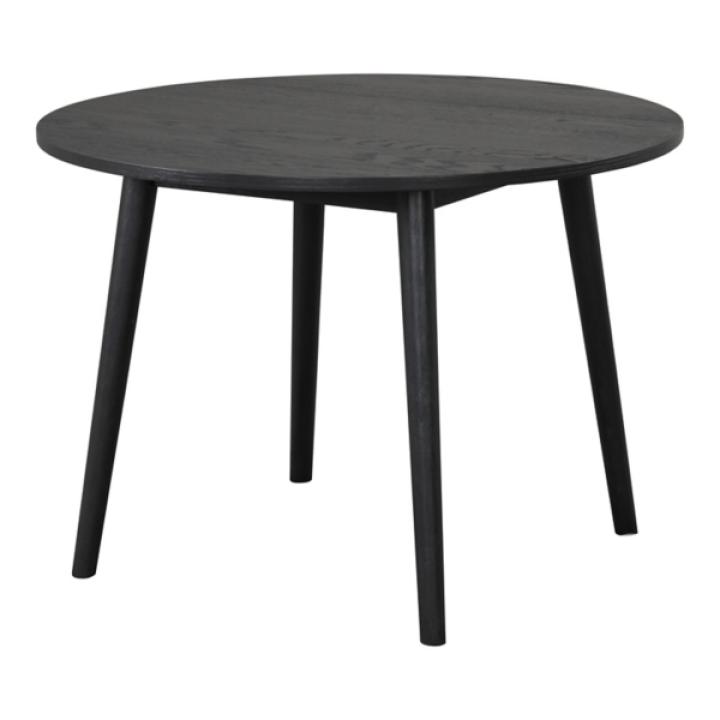 Black Round Veneten Dining Table