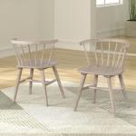Natural Oak Veneten Dining Chairs, Set of 2