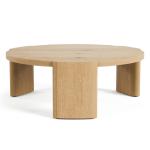 Natural Oak Wood Round Ashford Coffee Table