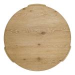 Natural Oak Wood Round Ashford Coffee Table