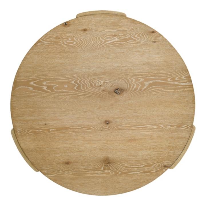 Natural Oak Wood Round Ashford Coffee Table