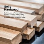 Natural Oak Wood Round Ashford Coffee Table