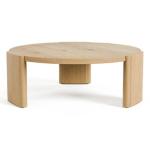 Natural Oak Wood Round Ashford Coffee Table