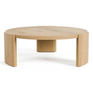 Natural Oak Wood Round Ashford Coffee Table