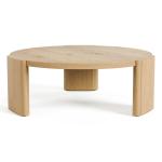 Natural Oak Wood Round Ashford Coffee Table