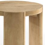 Natural Oak Wood Round Ashford Accent Table