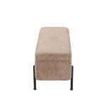 Brown Upholstered Daniella Storage Bench