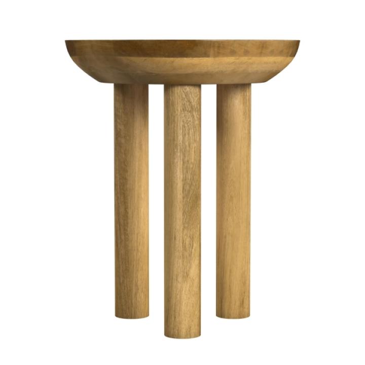 Natural Mango Wood Side Table