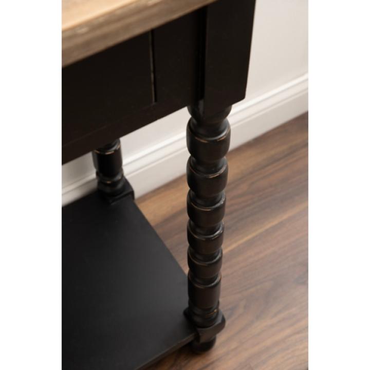 Black Two-Tone Rutledge Console Table