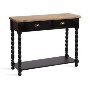 Black Two-Tone Rutledge Console Table