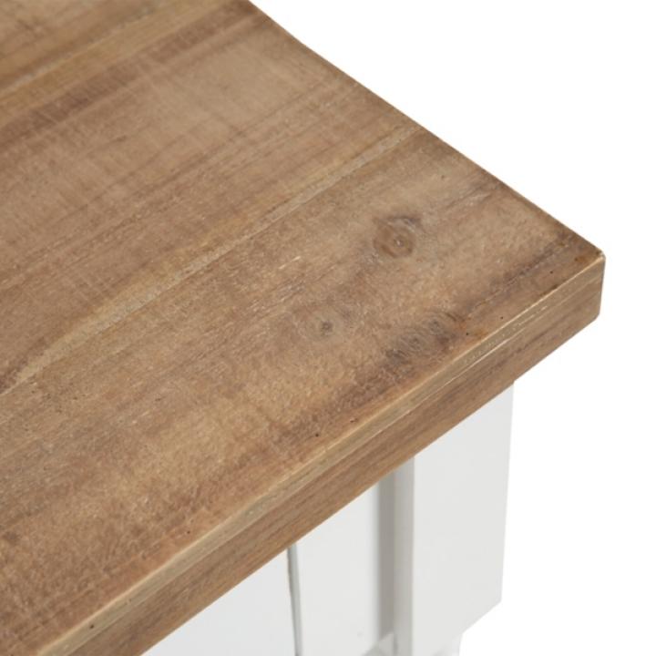 White Two-Tone Rutledge Console Table