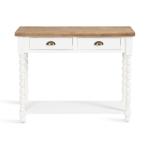 White Two-Tone Rutledge Console Table
