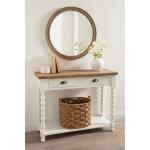 White Two-Tone Rutledge Console Table
