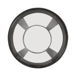 Gray Iron & Glass Dahl Cocktail Table