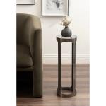 Gray Iron & Glass Dahl Cocktail Table