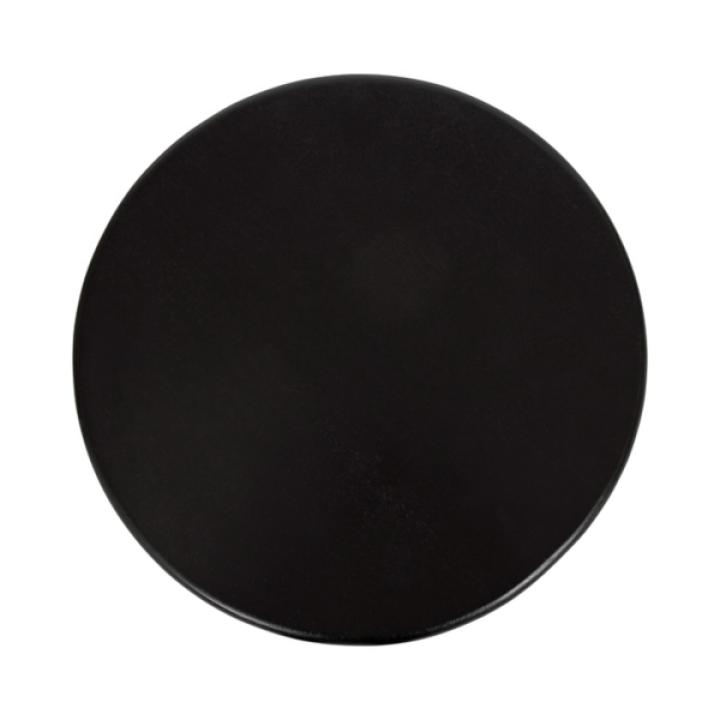 Black Wood Round Seebeck Accent Table