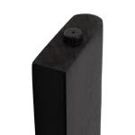 Black Wood Round Seebeck Accent Table