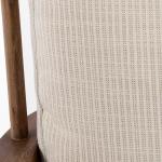 Gray Striped Banks Accent Chair