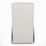 Cream Skirted Dining Chair with Castors