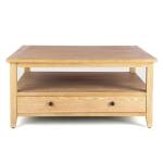 Duncan Natural Whitewash Wood Coffee Table