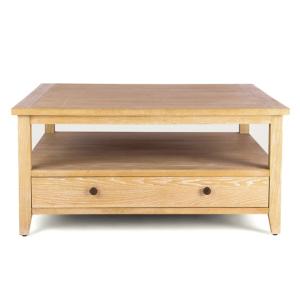 Duncan Natural Whitewash Wood Coffee Table