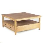 Duncan Natural Whitewash Wood Coffee Table