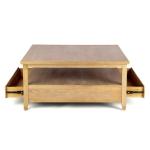 Duncan Natural Whitewash Wood Coffee Table