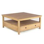 Duncan Natural Whitewash Wood Coffee Table