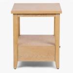 Duncan Natural Whitewash Wood End Table