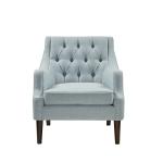 Elle Tufted Dusty Blue Accent Chair