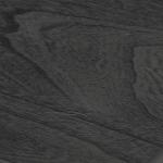 Oiled Black Wood Square Accent Table