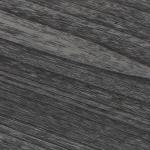 Black Wood Heart Shaped Top Accent Table