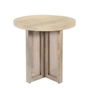 Natural Round Wyeth Accent Table