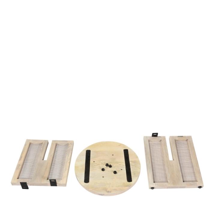 Natural Round Wyeth Accent Table