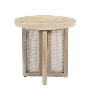 Natural Round Wyeth Accent Table
