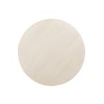 White Distressed Fluted Accent Table