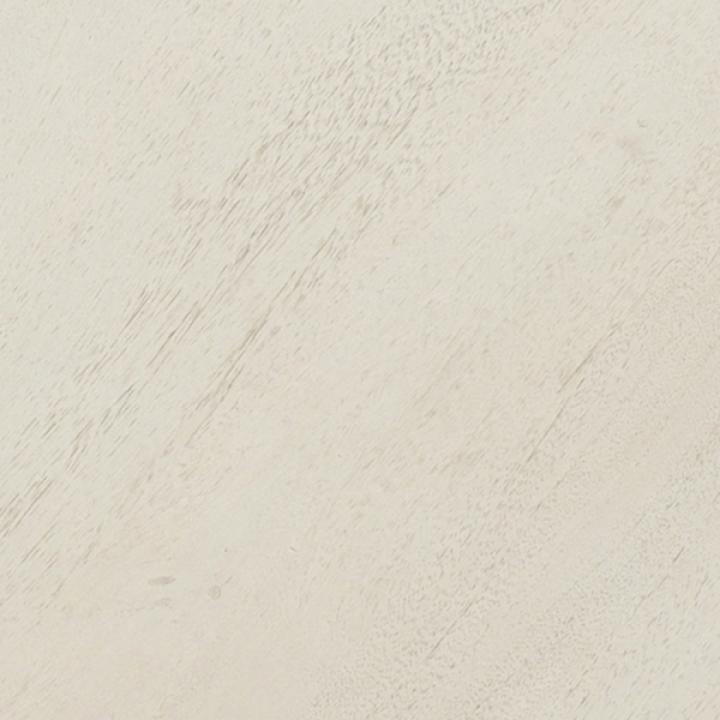 White Distressed Fluted Accent Table