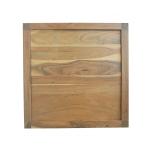 Light Brown Malibu Square Accent Table