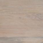 Whitewash Wood Grooved Base Accent Table