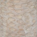 Whitewash Wood Grooved Base Accent Table