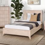 Wooden Mid-Century Modern Nelle Twin Bed
