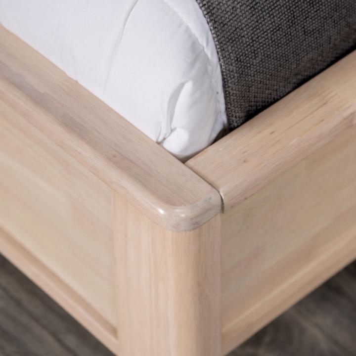 Wooden Mid-Century Modern Nelle Twin Bed