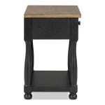 Two Tone Oak and Black Windcrest Nighstand