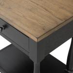 Two Tone Oak and Black Windcrest Nighstand