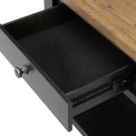 Two Tone Oak and Black Windcrest Nighstand