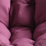 Purple Papasan Swivel Accent Chair