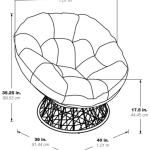 Beige Wicker Swivel Accent Chair