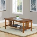 Ash Brown Wood Sierra Coffee Table